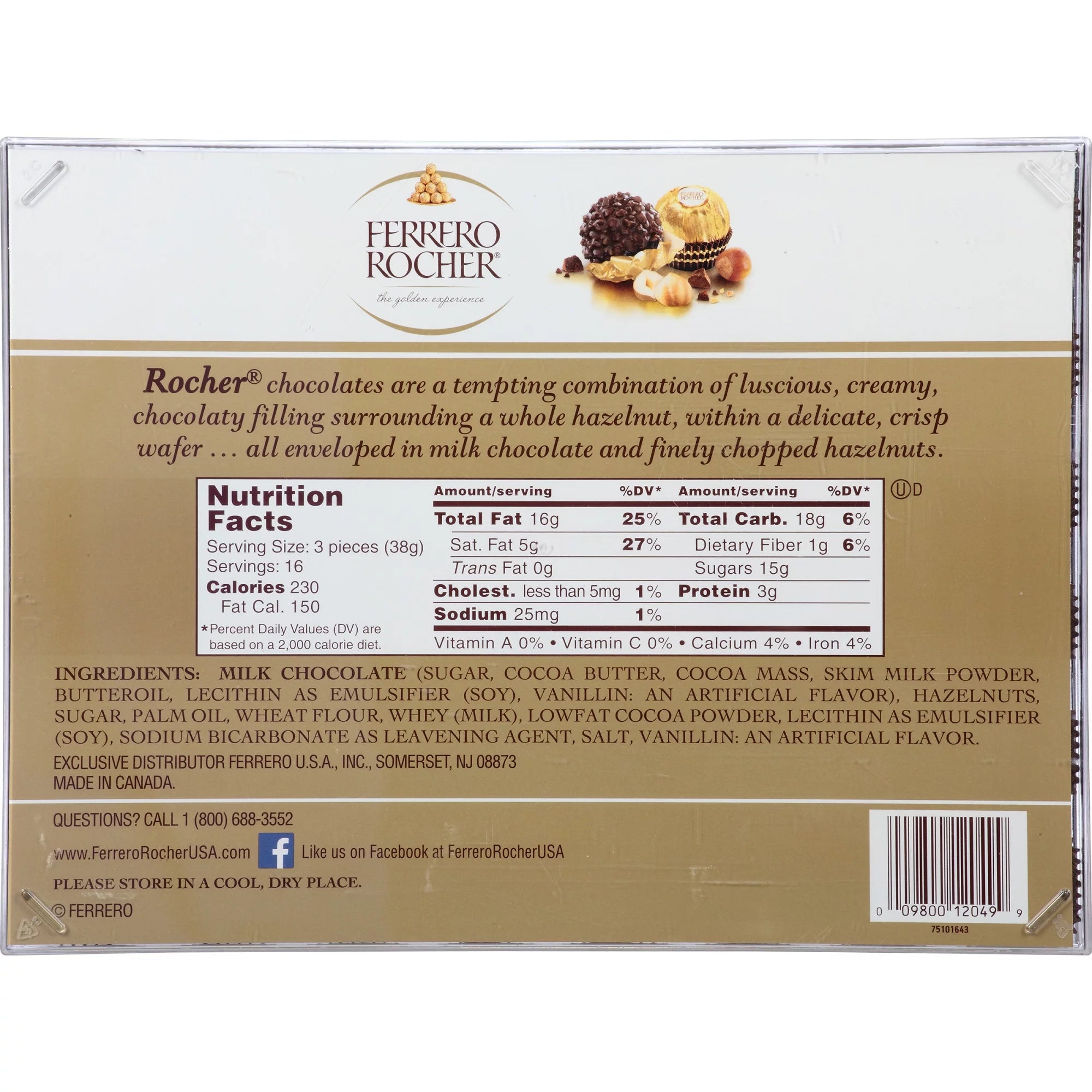 Hazelnut Chocolates (48 pk.) F947706