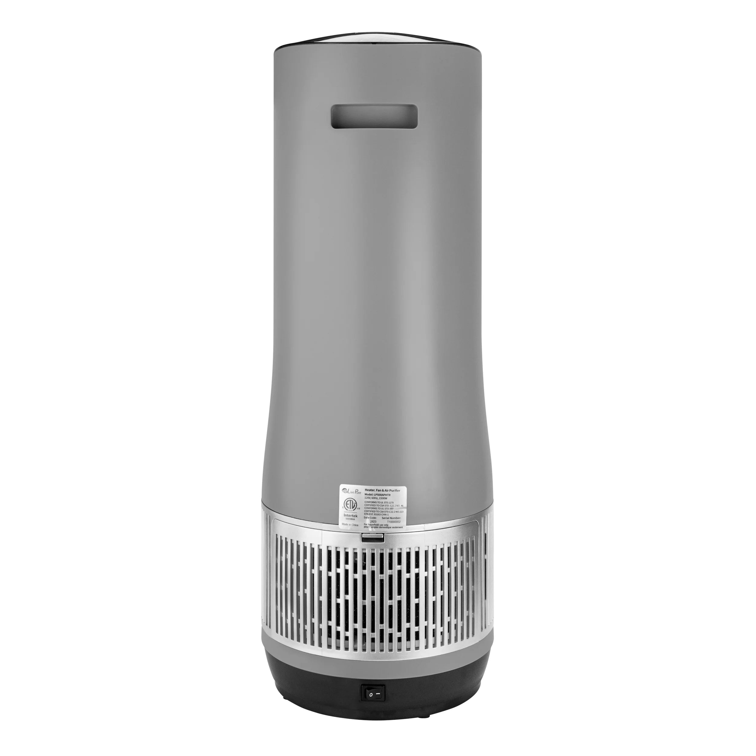 2 in 1 Air Purifier & Heater with HEPA Filtration, Compact for Bedrooms and Offices N221