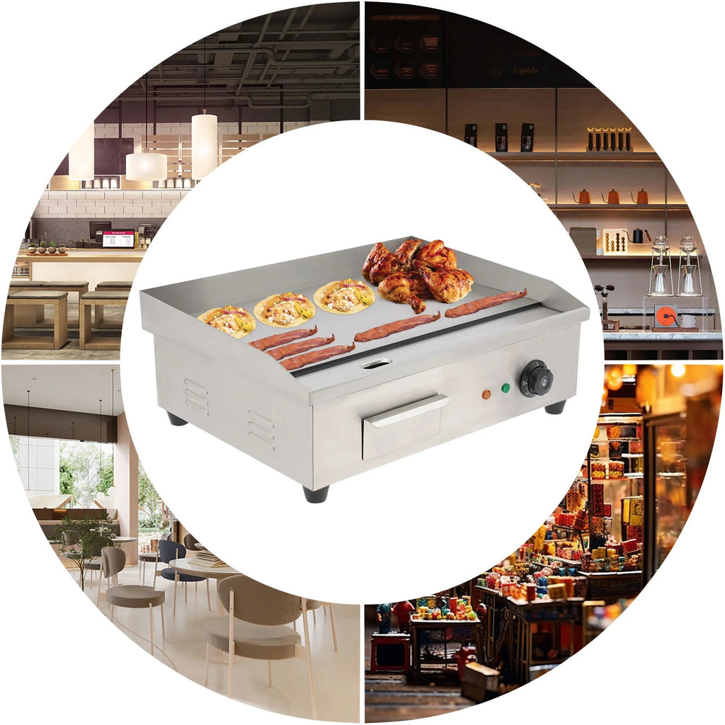 Electric Countertop Griddle Flat Top Grill 22 Inch F682