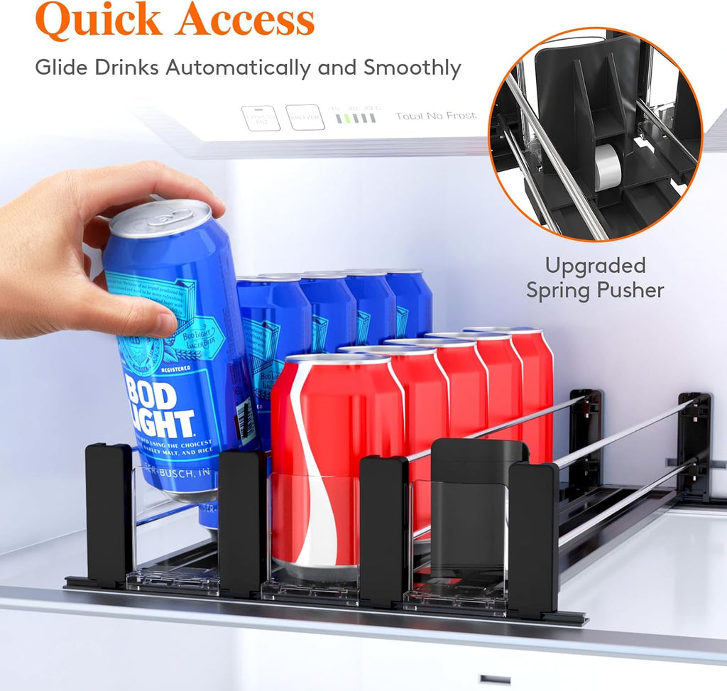 Stackable Water Bottle Organizer for Cabinet, Fridge, and Pantry Storage I497956