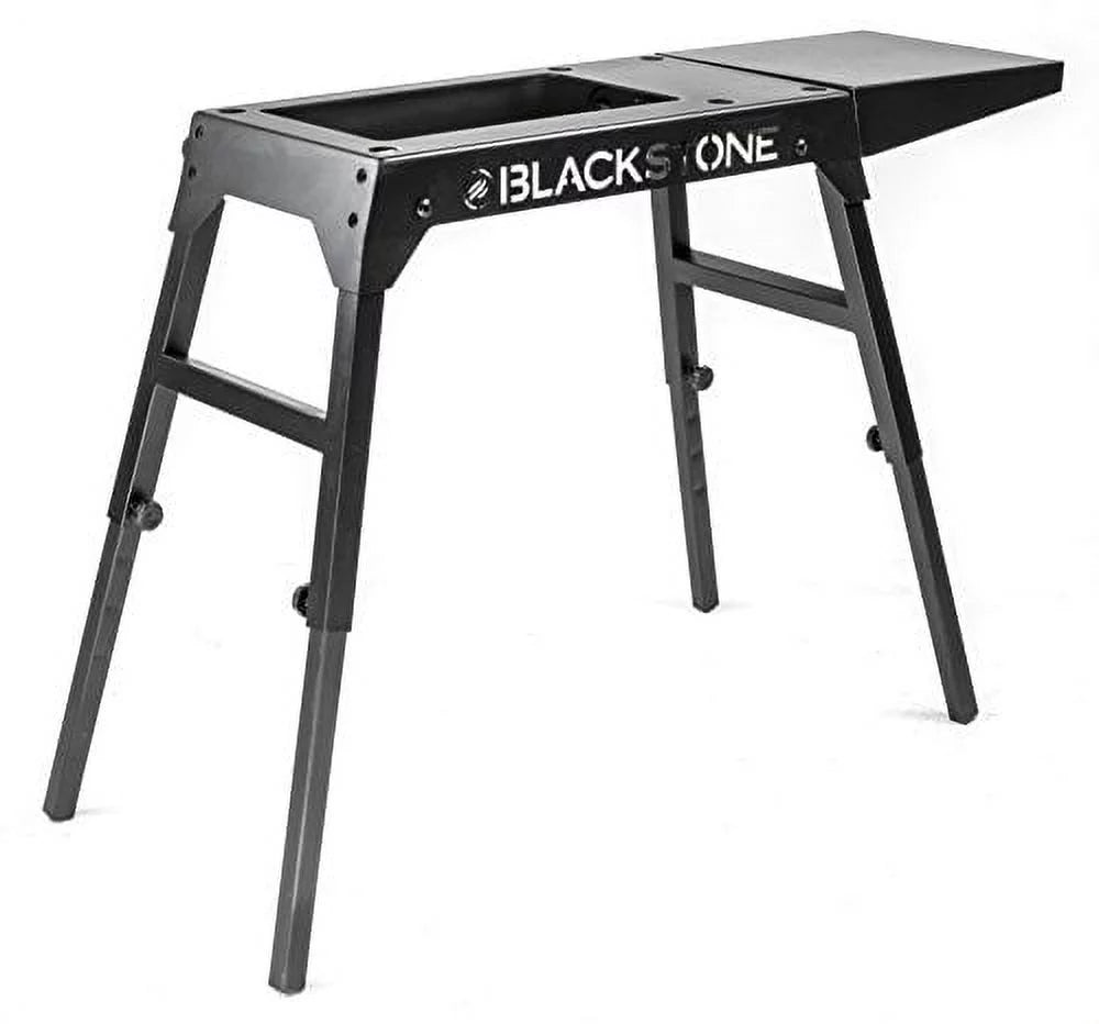 Universal Griddle Stand with Adjustable Leg and Side Shelf for 17" or 22" Table Top Griddle E72976