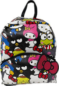 Fast Forward Hello Kitty My Melody Kuromi, Aggretsuko, Gudetama, and more! All Over print 10" Mini Deluxe Backpack with 1 Front pocket- C6CME4WN