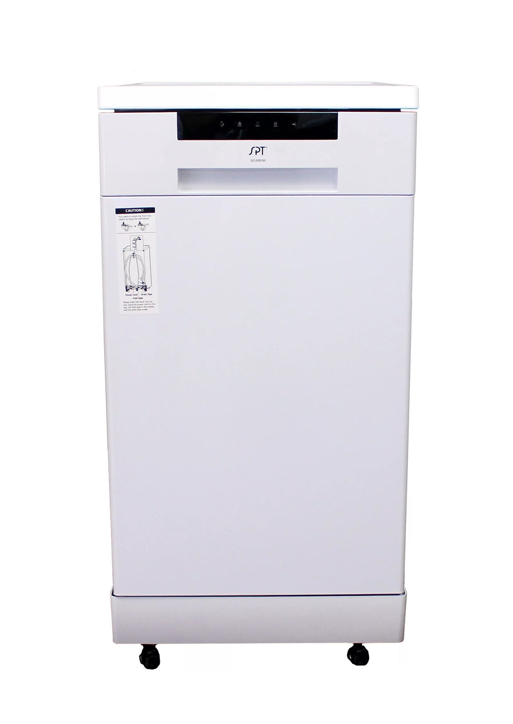 Sunpentown 18" Portable Dishwasher, Energy Star, White SD-9263W