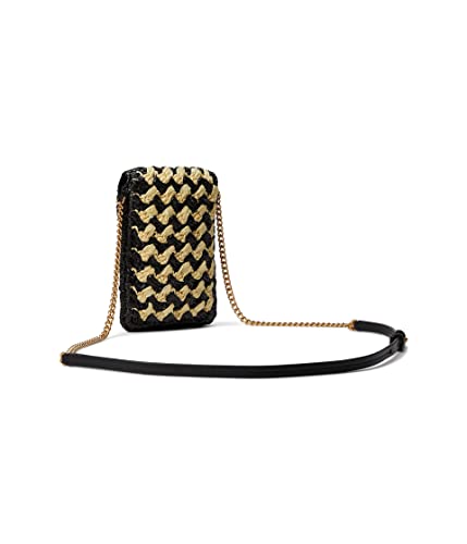 Striped Crochet Crossbody Phone Bag E3987