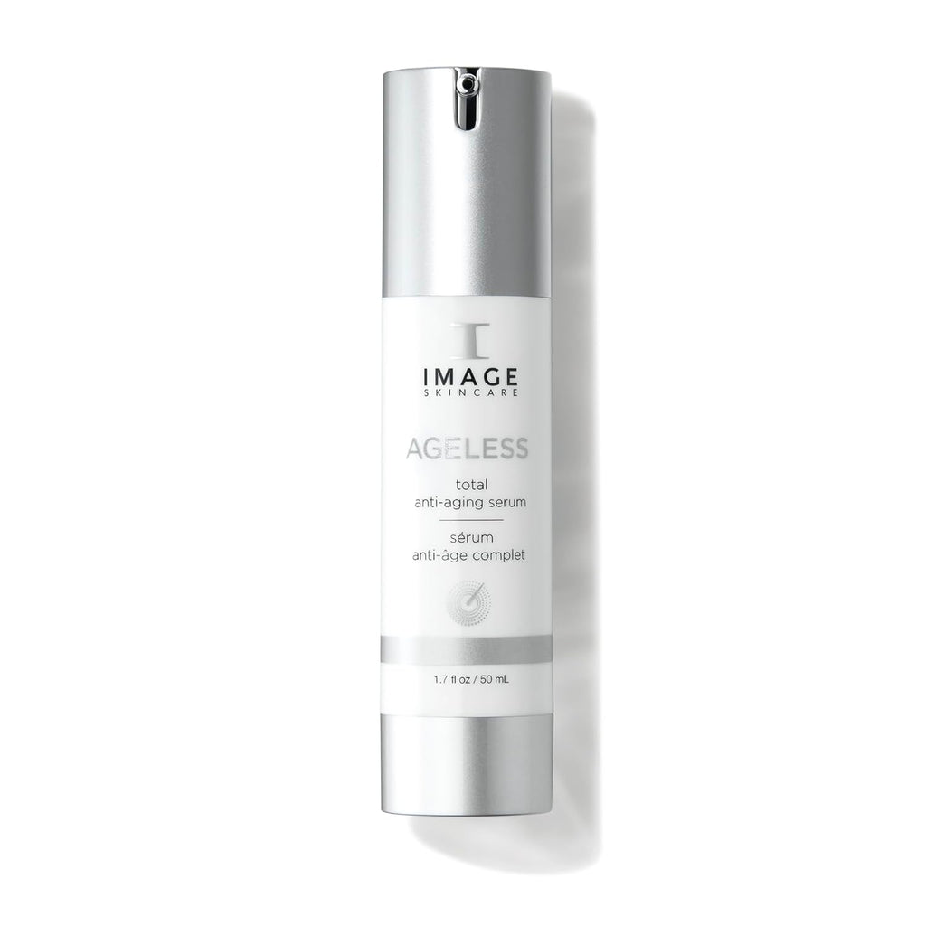 IMAGE Skincare, AGELESS Total Serum, AHA Face Serum with Peptides to Firm, Hydrate, Smooth Wrinkles and Even Tone, 1.7 fl oz