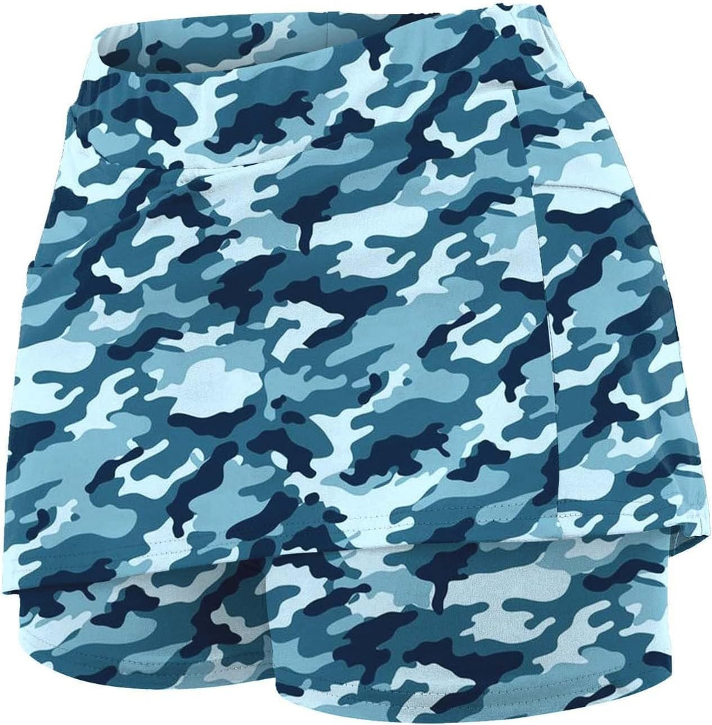 Women's Plus Size High Rise Yoga Skorts G2307