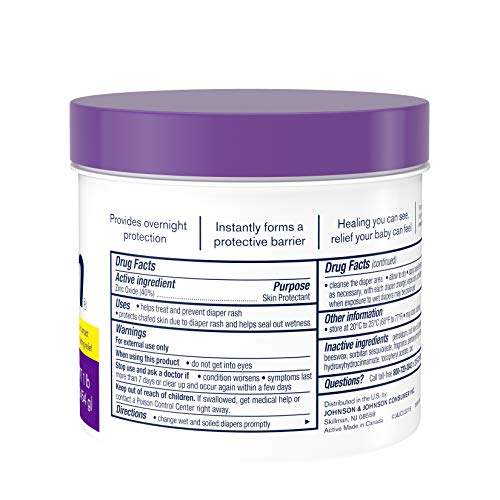 Diaper Rash Cream with 40% Zinc Oxide, 16 oz U9724