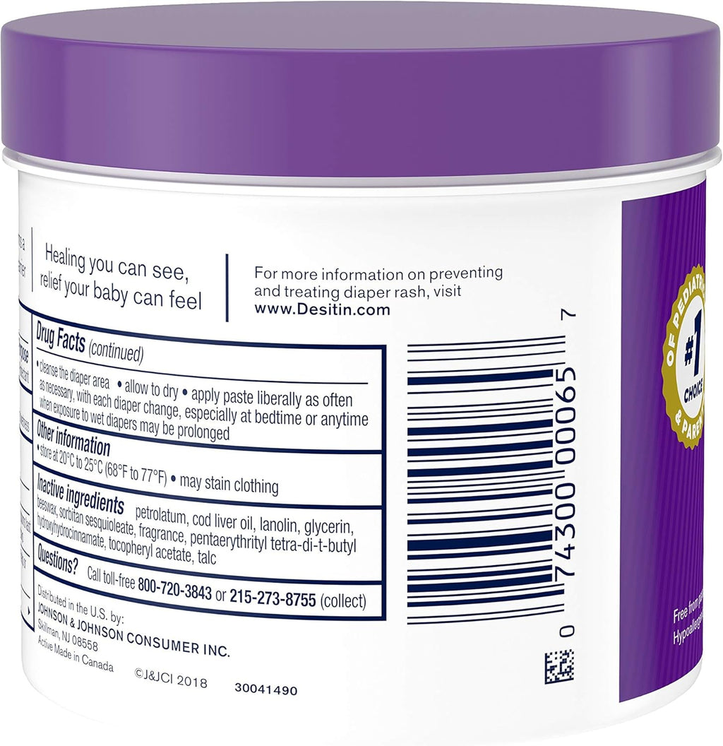 Diaper Rash Cream with 40% Zinc Oxide, 16 oz G1538