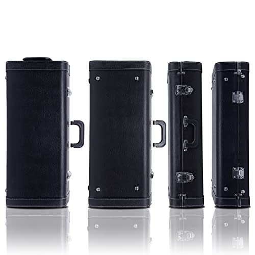 Portable Alto Saxophone Case with Lock, Waterproof Leather Gig Bag I47656