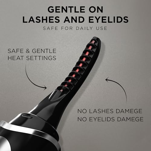 Heated Eyelash Curler for Long-Lasting Curls I685917