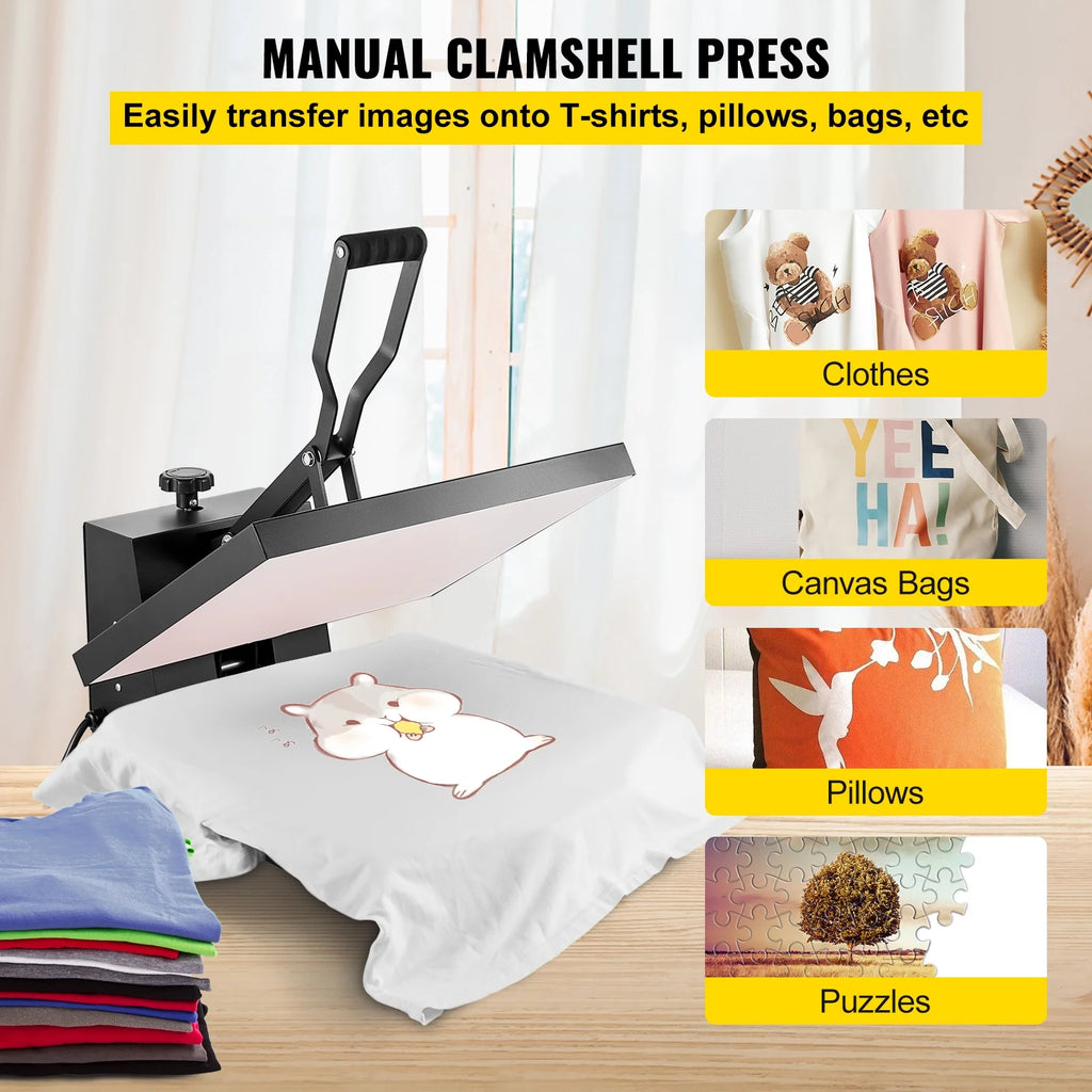 Heat Press Machine 16 x 20 Clamshell Sublimation Printer F262739