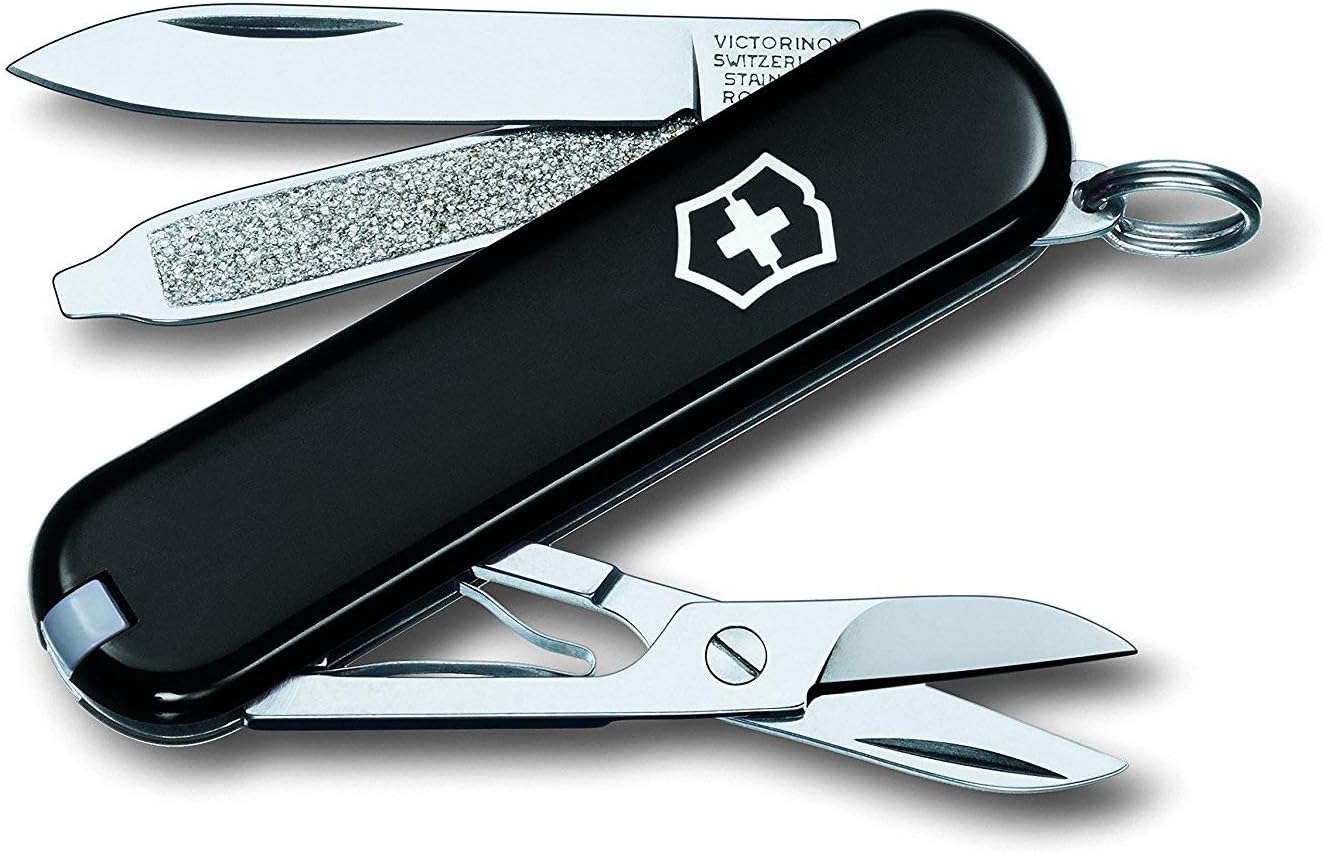 Victorinox Classic SD Black Swiss Army Knife Blister