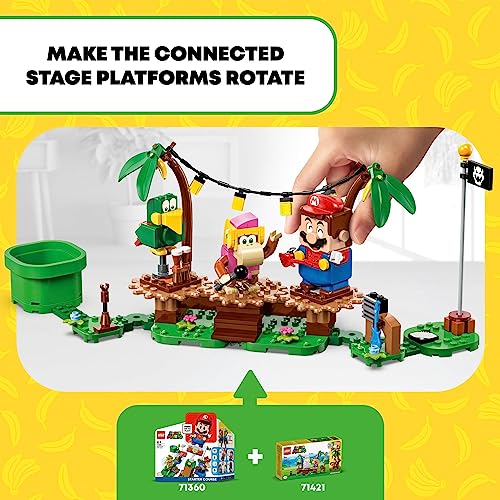 Dixie Kong’s Jungle Jam Expansion Set 71421, Buildable Toy Game for Ages 7-9 V63205