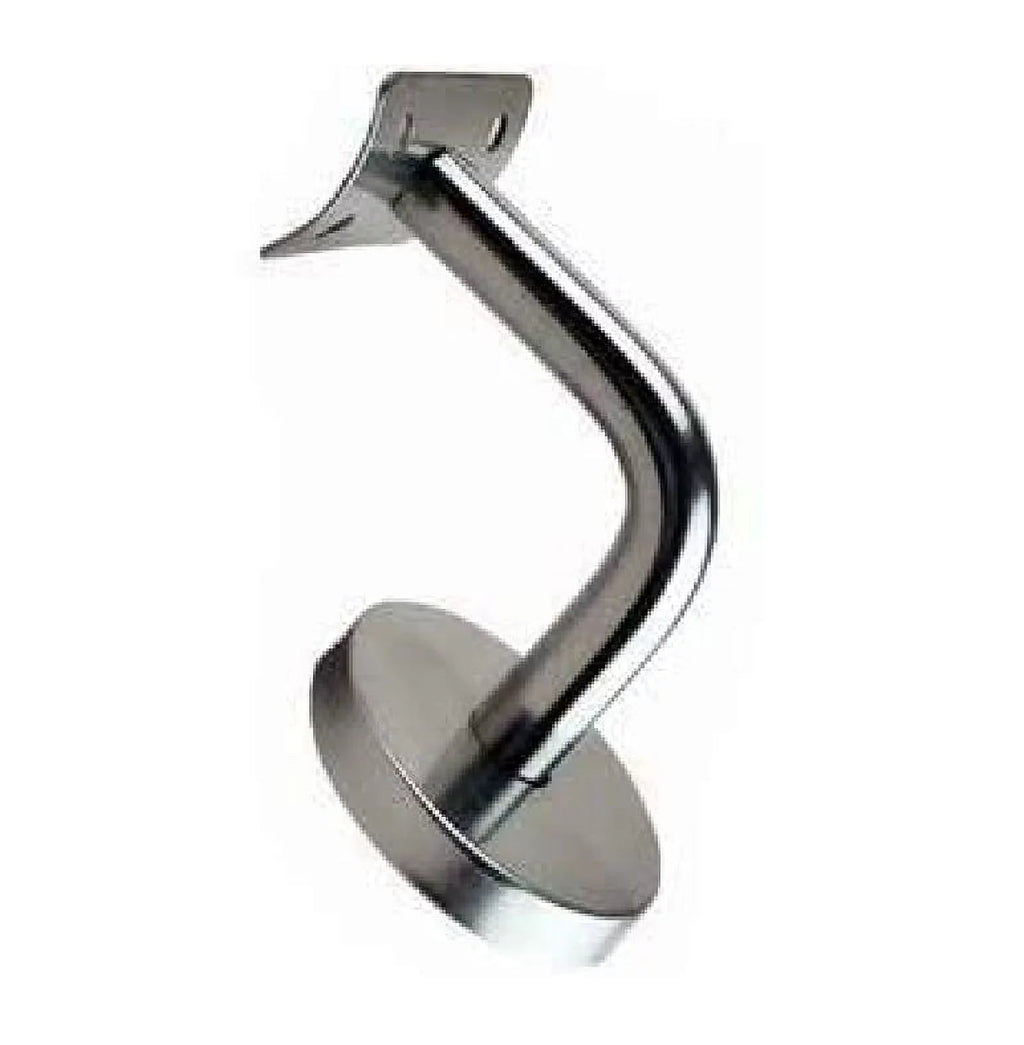Wooden Stair Handrail 15 FT with Iron Brackets, Non-Slip Grab Bar for Indoor Stairway R5279