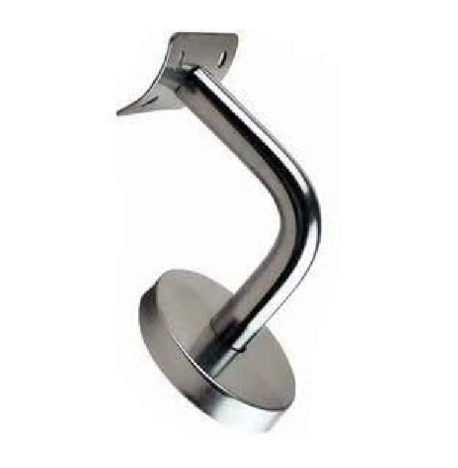 Wooden Stair Handrail 15 FT with Iron Brackets, Non-Slip Grab Bar for Indoor Stairway R5279