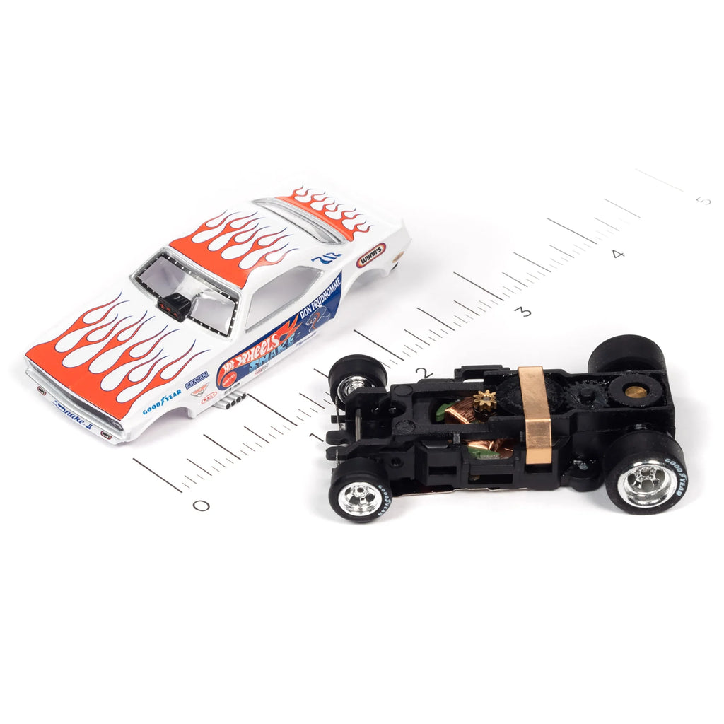 Hot Wheels Slot Car Drag Racing Set - 13' Dragstrip with 2 Variable Speed Cars U246388