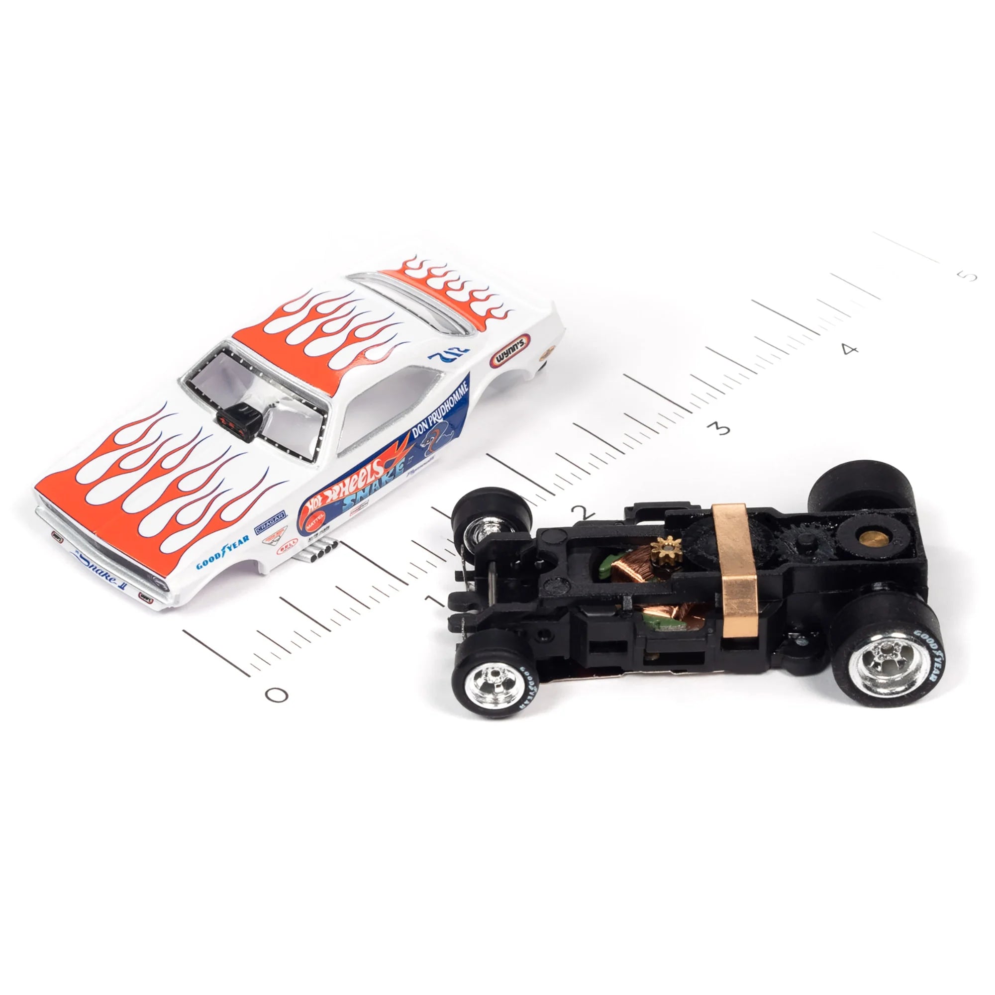Hot Wheels Slot Car Drag Racing Set - 13' Dragstrip with 2 Variable Speed Cars U246388