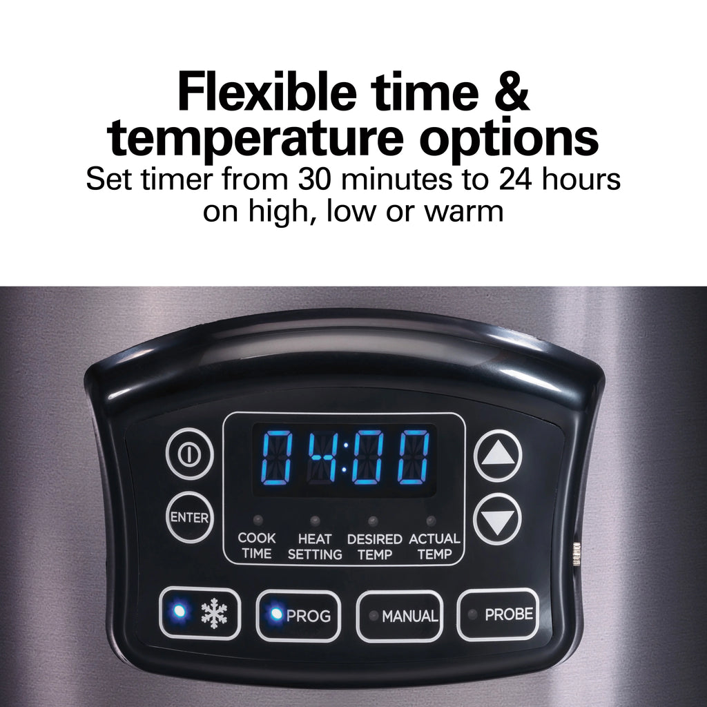 Programmable Slow Cooker, 6 Quart, Removable Crock C700206
