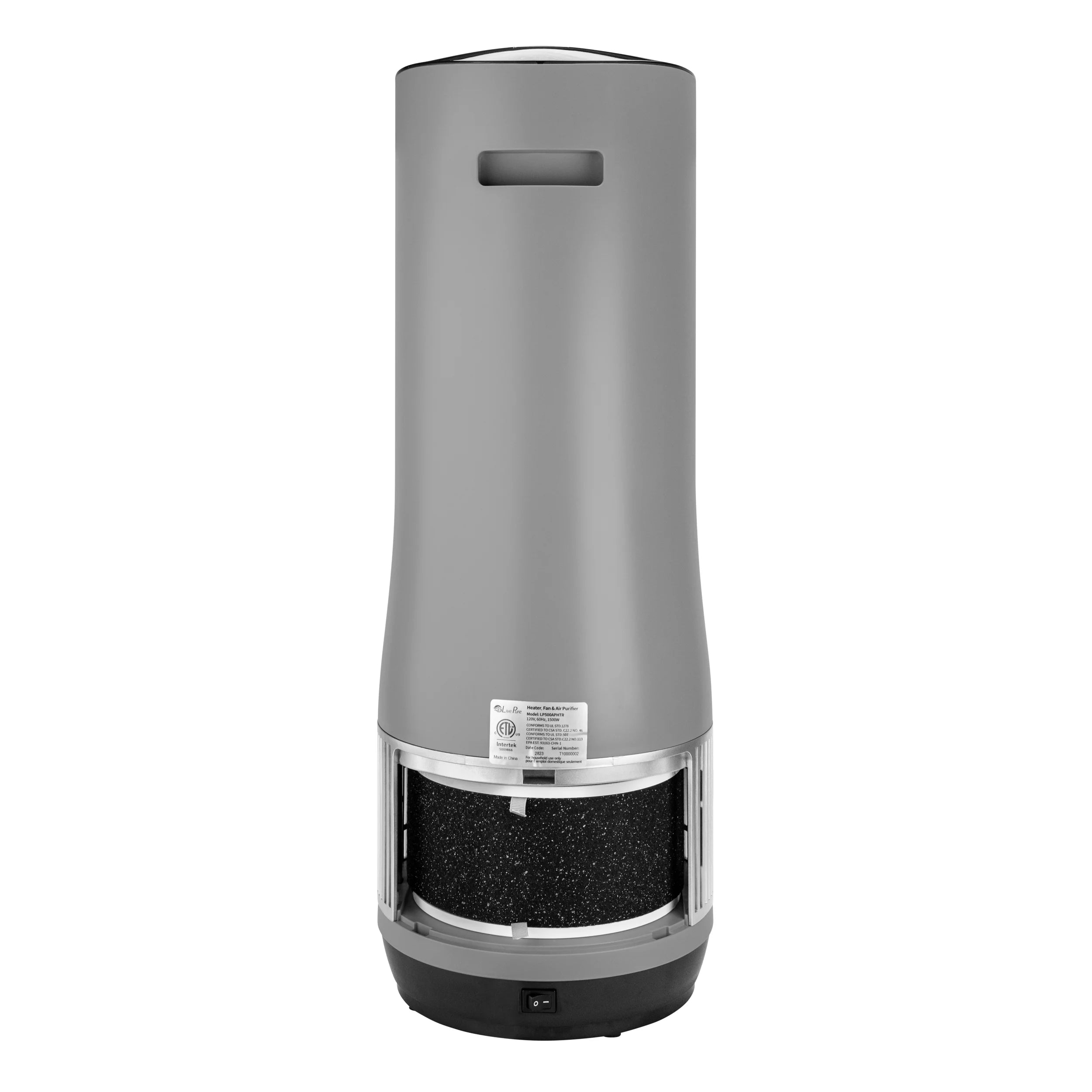 2 in 1 Air Purifier & Heater with HEPA Filtration, Compact for Bedrooms and Offices N221