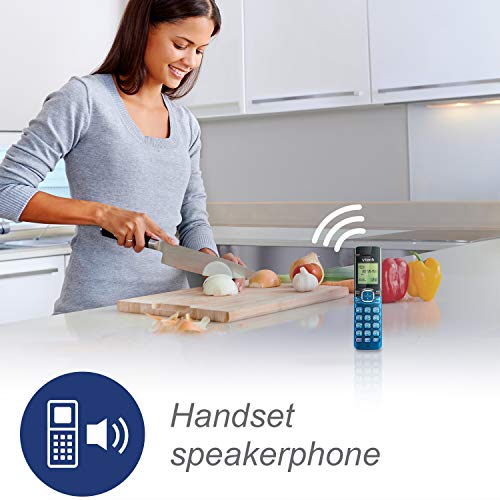 Cordless Phone with Answering System, 4 Handsets, Expandable to 5 V608568