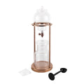 ZhdnBhnos Cold Brew Coffee Maker Machine Iced Dripper Coffee Pot Slow Drip Cold Brew Coffee Tower 600ml Gold