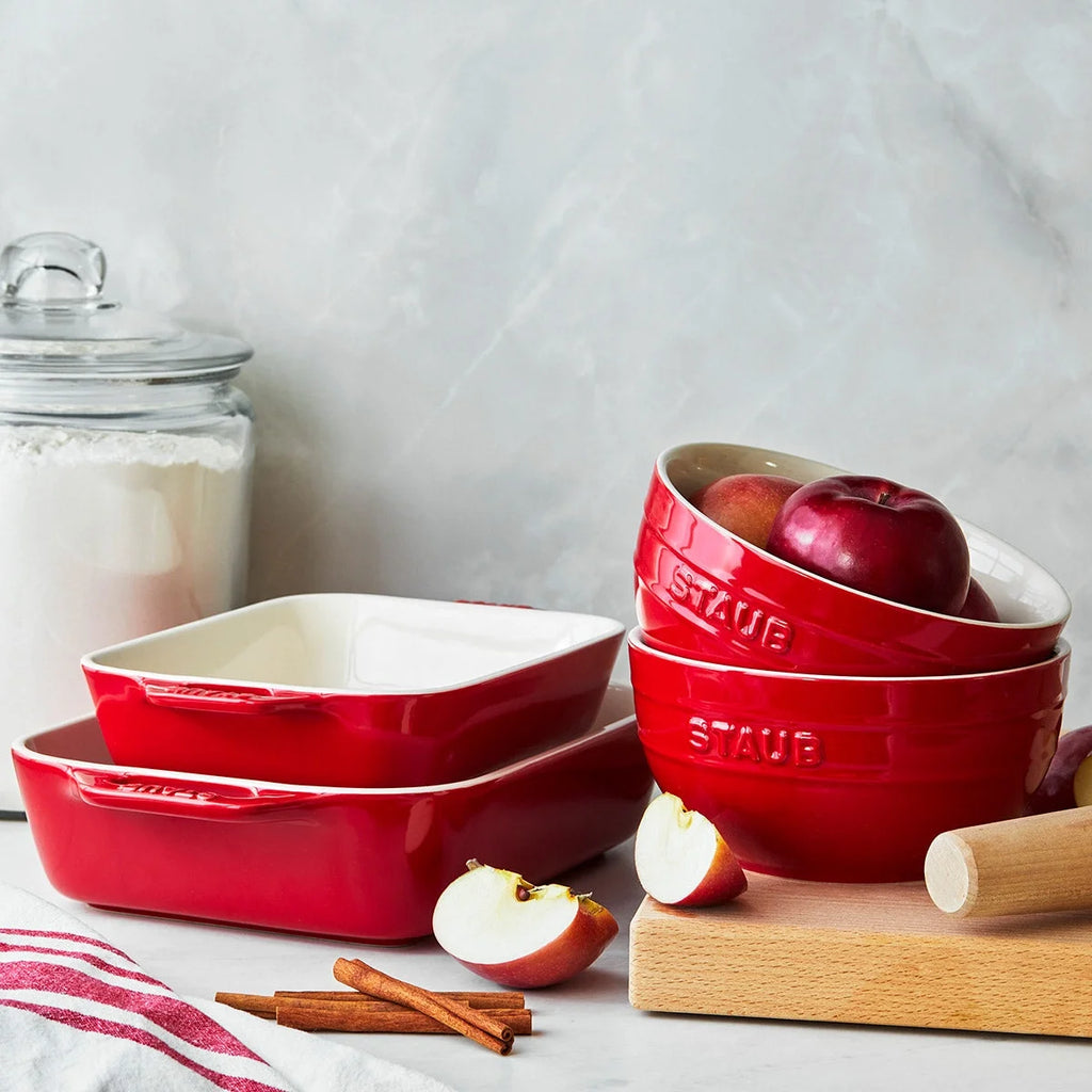 Ceramic 4-Piece Baker's Set for Baking A1323