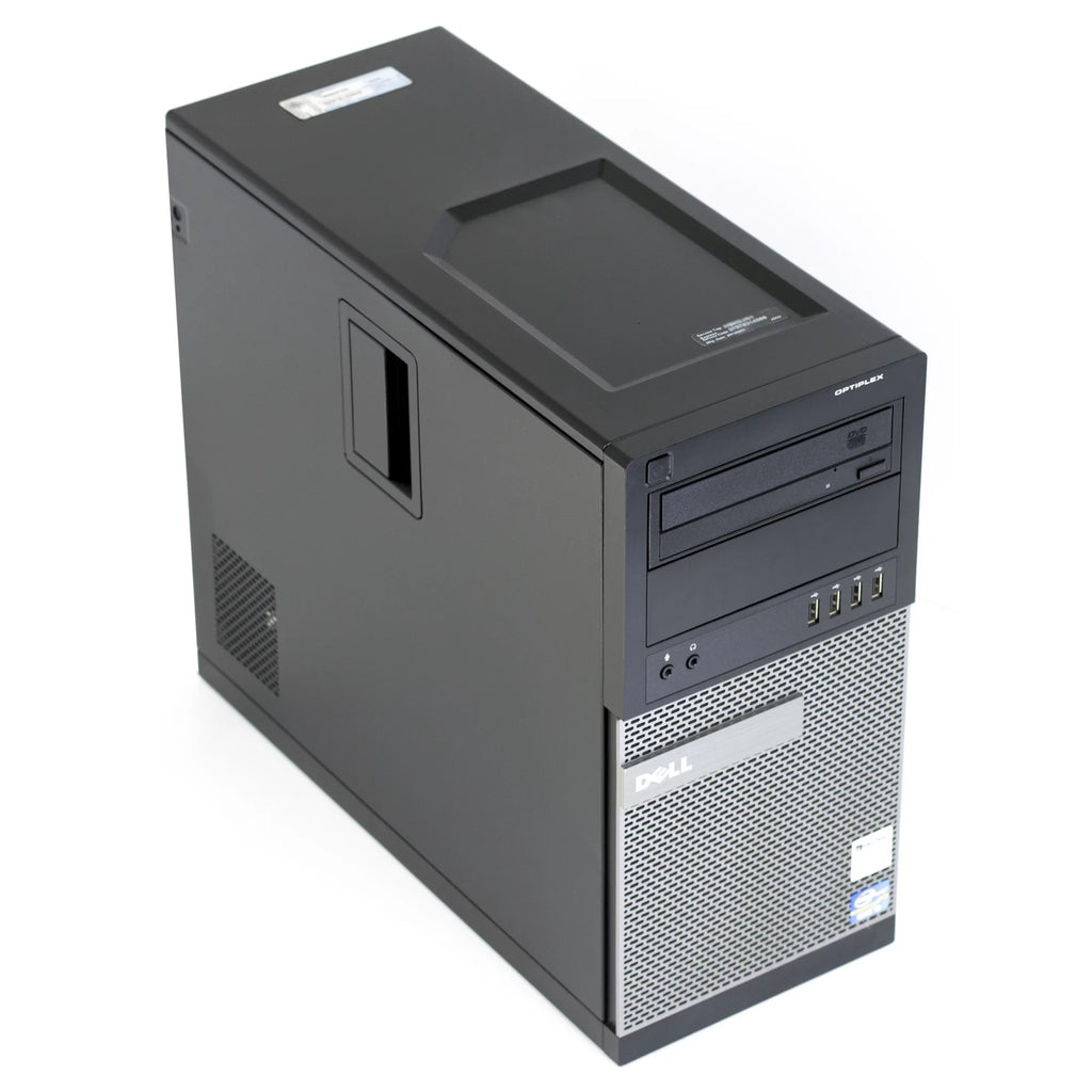 Refurbished Desktop Tower PC, Intel Core i5, 16GB RAM, 128GB SSD + 2TB HDD, WiFi, Bluetooth, DVD, Windows 10 Pro E9800