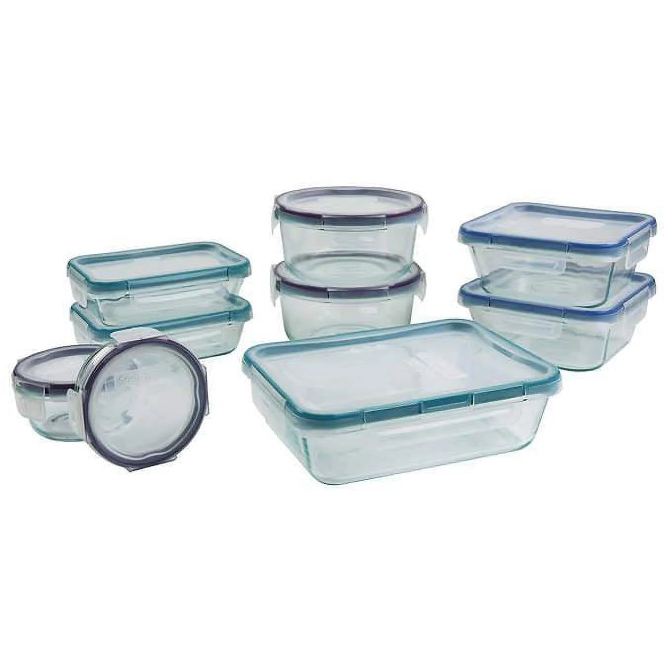 18-Piece Glass Food Storage Set I28893