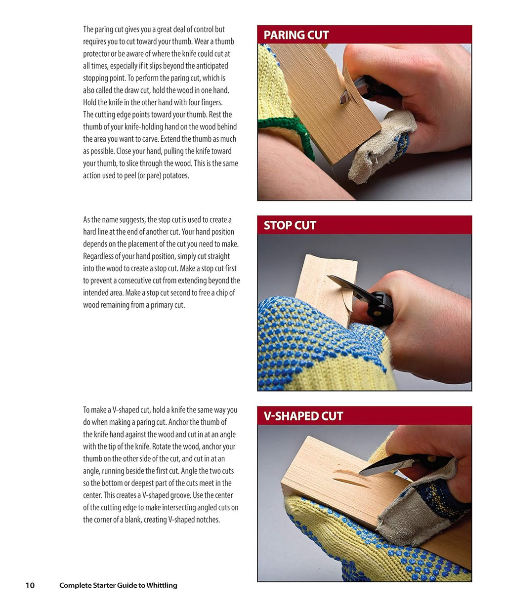 Whittling Starter Guide: 24 Easy Weekend Projects with Step-by-Step Instructions W446
