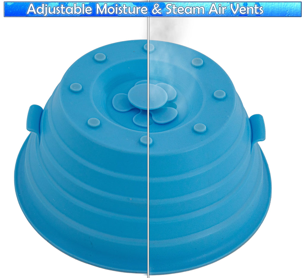 Magnetic Silicone Microwave Cover Lid, Collapsible & Splatter-Proof K86970