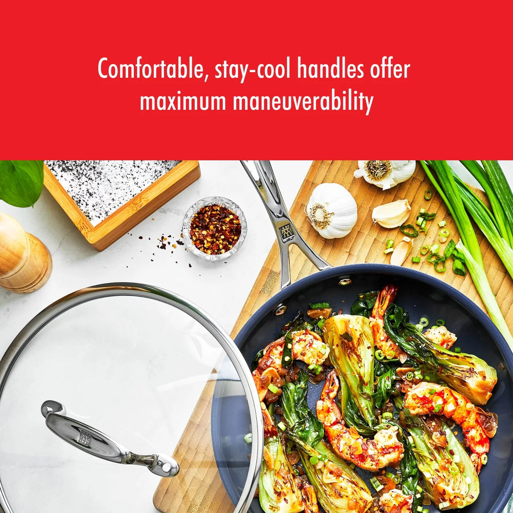 Stainless Steel Ceramic Nonstick Fry Pan with Lid X829