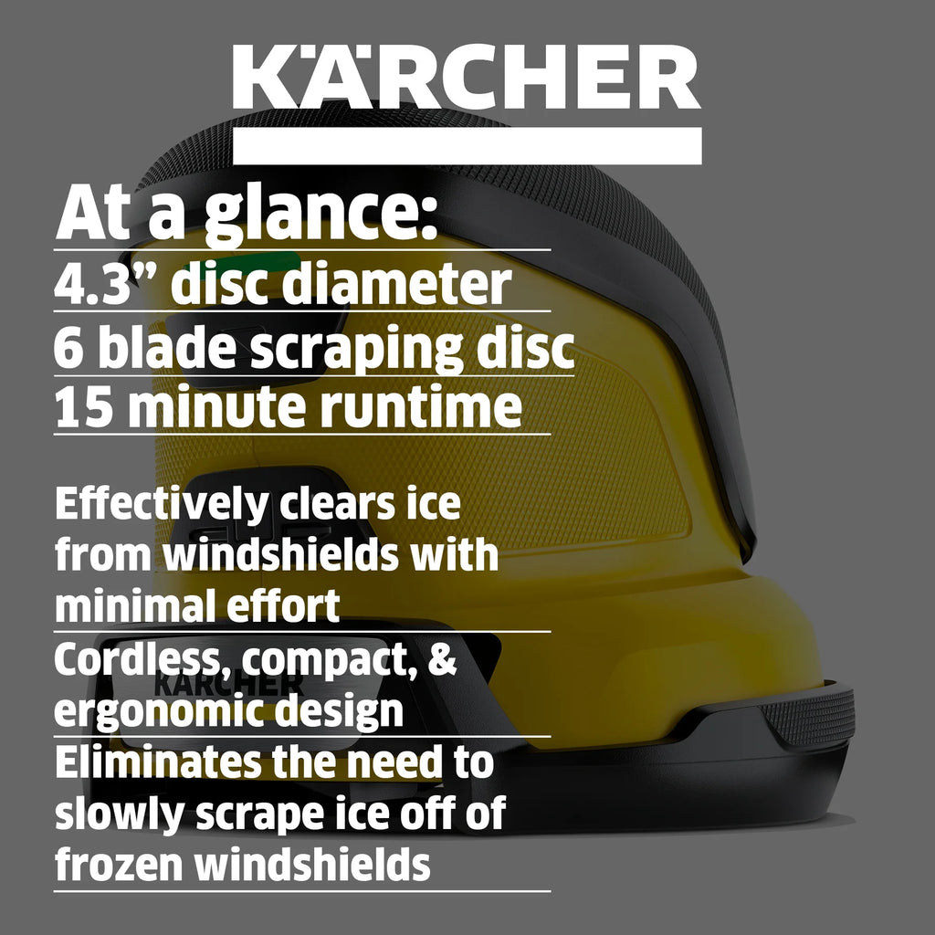 Cordless Electric Ice Scraper for Windshield, Snow and Frost Z372