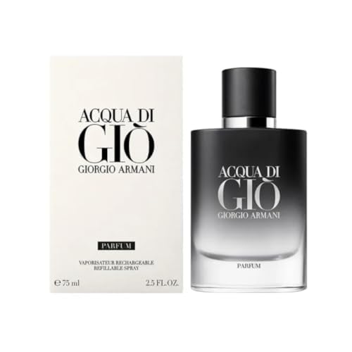 Acqua Di Gio Parfum Spray for Men, 2.5 Ounce A51455