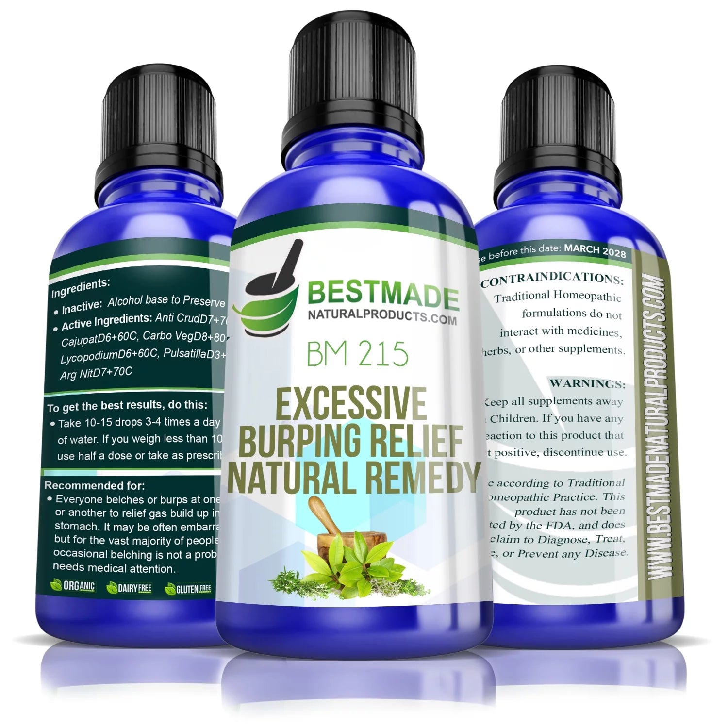 Excessive Burping Relief Natural Remedy W560