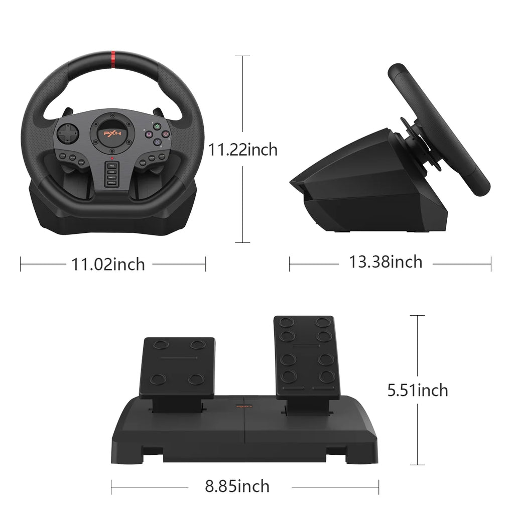 Racing Steering Wheel for Xbox, PS4, PC, Switch R281061