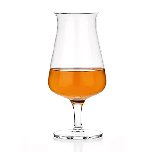 Whiskey Bourbon Crystal Glasses Snifter, Set of 4, Handcrafted, Lead-Free, 8.5oz B63262