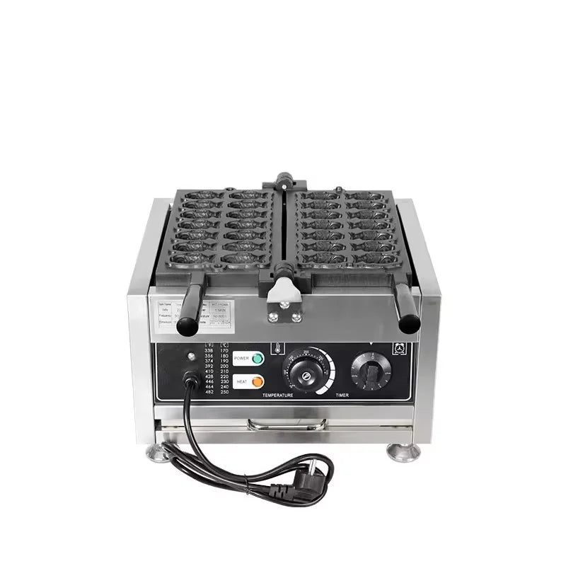 Fish Shape Waffle Maker with 14 Mini Pancake Molds M29296