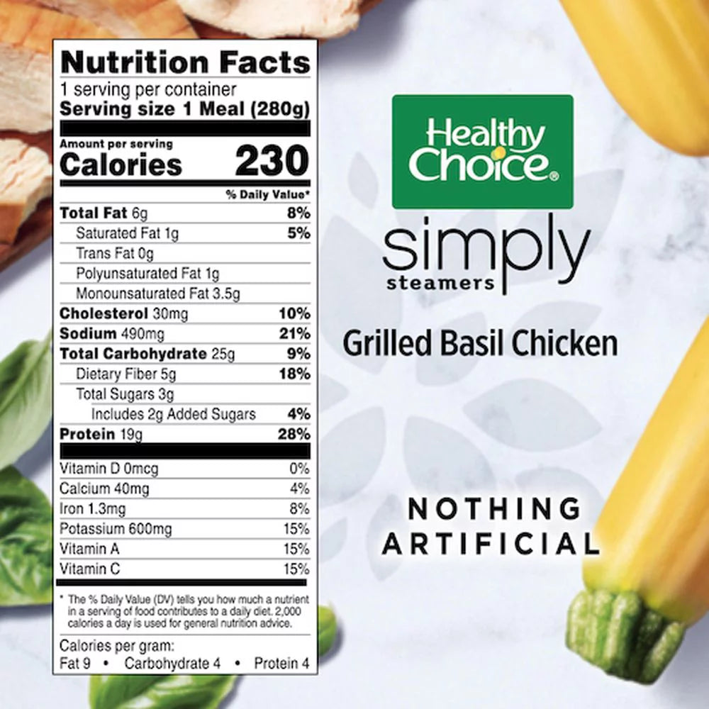 Grilled Basil Chicken Meal, 9.9 oz, 8-Pack F2447