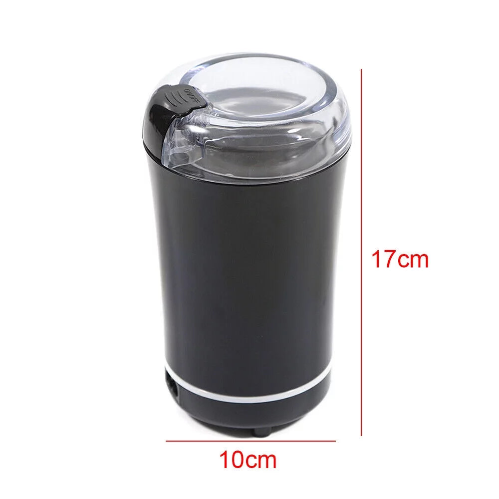 Electric Coffee Bean Grinder, Mini Portable Herb Grinder for Spices, Black O696643