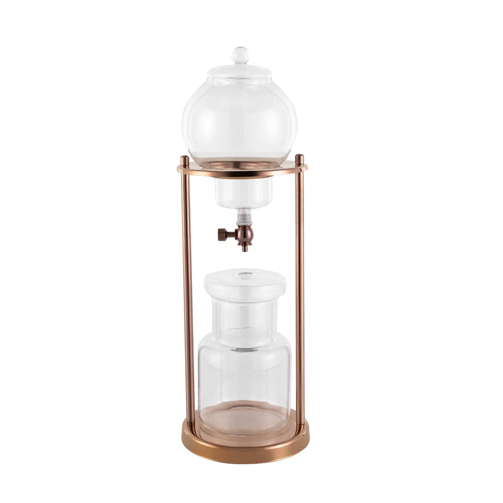 Cold Brew Coffee Maker Iced Dripper Pot 600ml Gold W1233