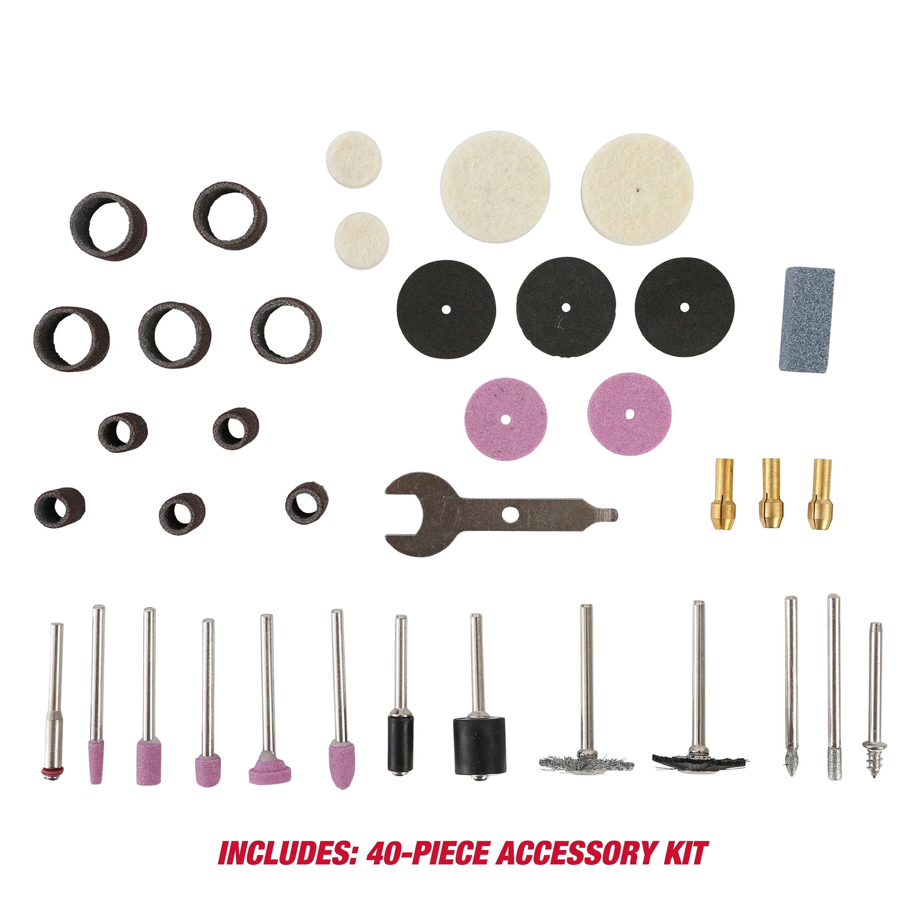 Rotary Tool with 40 Accessories, 1.5Ah Battery and Charger T992050