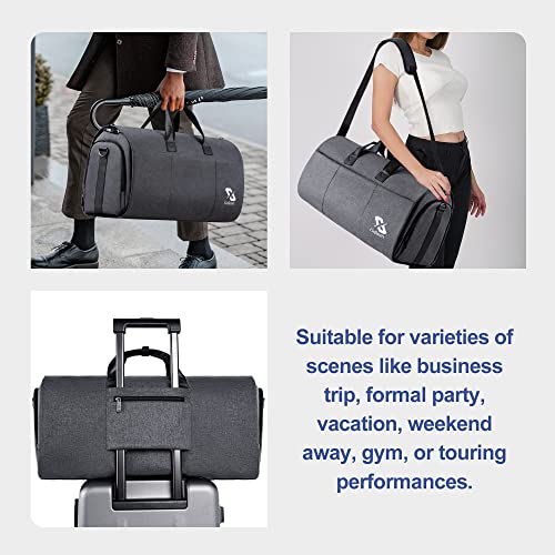 Convertible Garment Bag for Travel with Shoe Compartment T412721