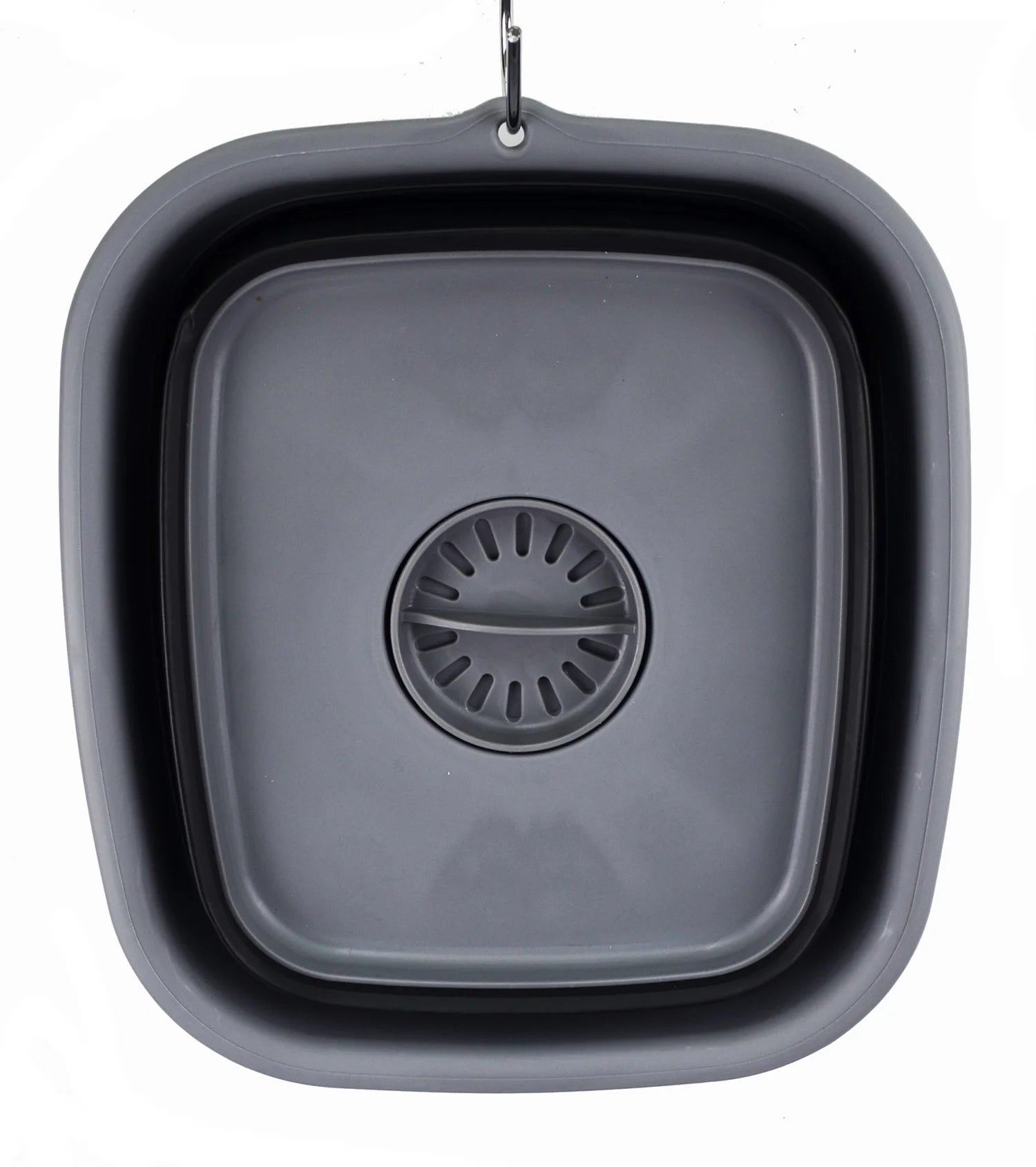 Collapsible Dishpan with Draining Plug, Foldable Washing Basin W36184