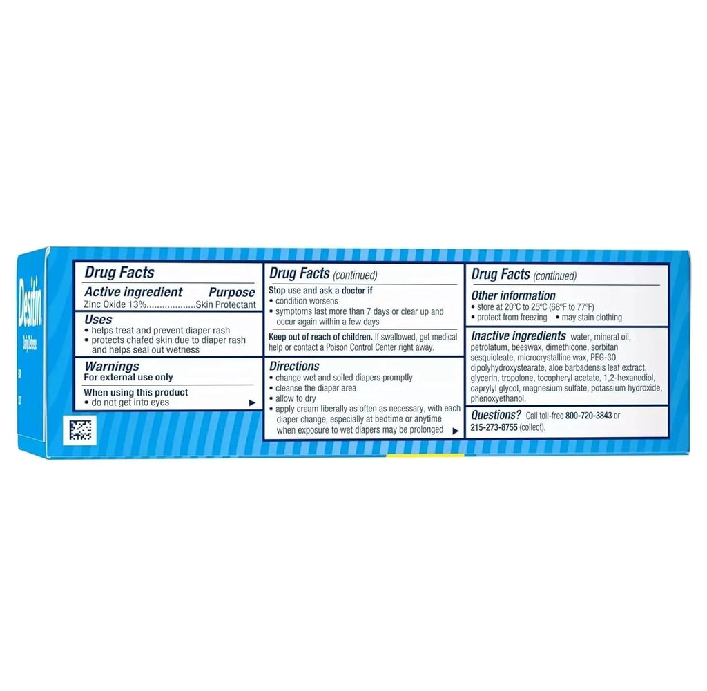Diaper Rash Cream with Zinc Oxide 4 oz and 2 oz Bundle B262