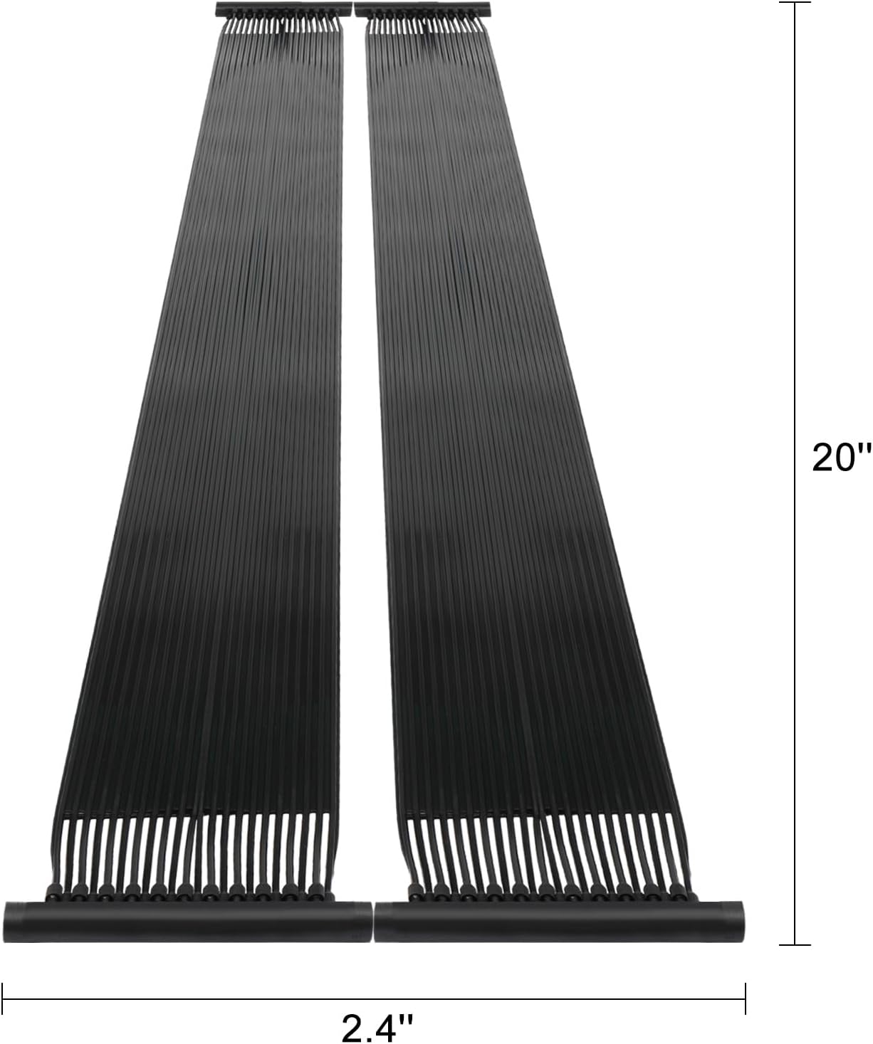 Solar Pool Heater Panel 2FT x 20FT for Above Ground and Inground Pools A142