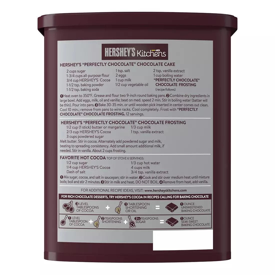 Natural Unsweetened Cocoa 23 oz B640