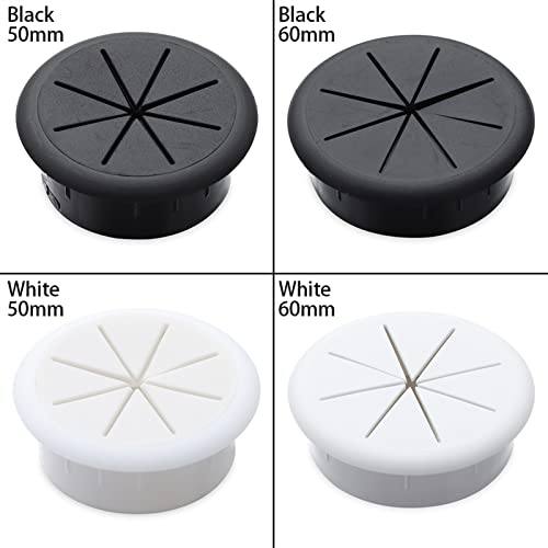 Desk Grommet Cable Hole Cover with Threading Box for Home Office W846208