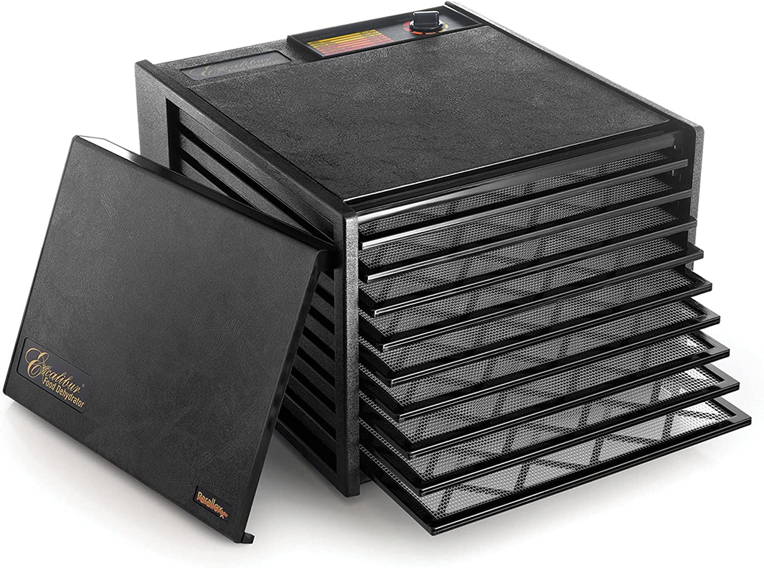 Electric Food Dehydrator with Adjustable Thermostat, 9 Trays S545