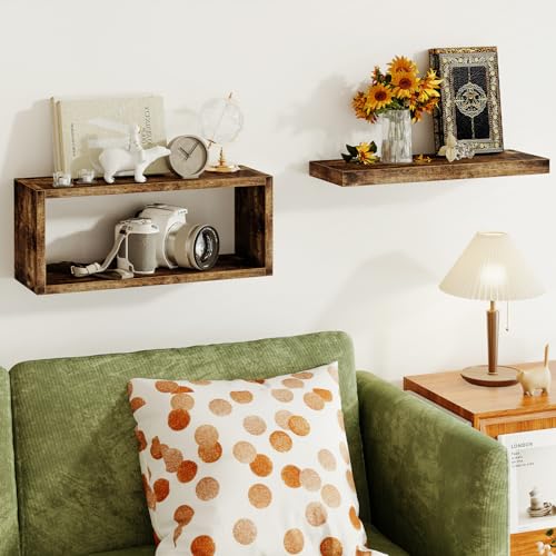 Floating Shelves for Bathroom Wall Decor with Hidden Brackets D992594