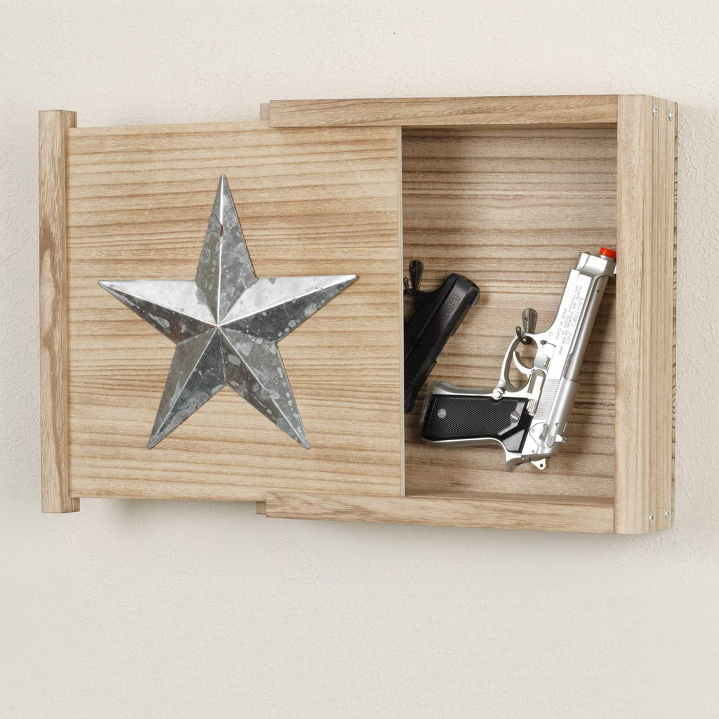 Solid Wood Wall Hanging Hidden Compartment Display Cabinet D880